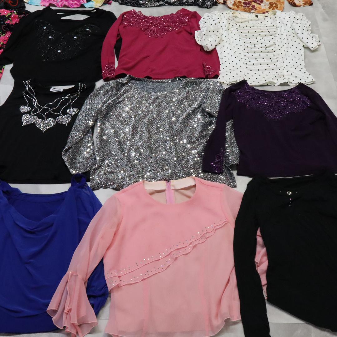 社交ダンス 衣装 レッスン着 40点 セット 大量まとめ売り ブラウス トップス