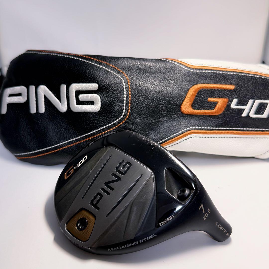 G400 7w 20.5° PING フェアウェイウッド　ヘッドとカバーのみ
