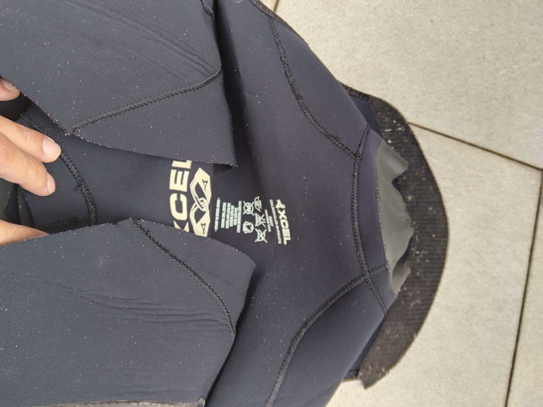 XCEL ダブルネック　フルスーツ セミドライ　M〜ML位　5ミリ✕3ミリ