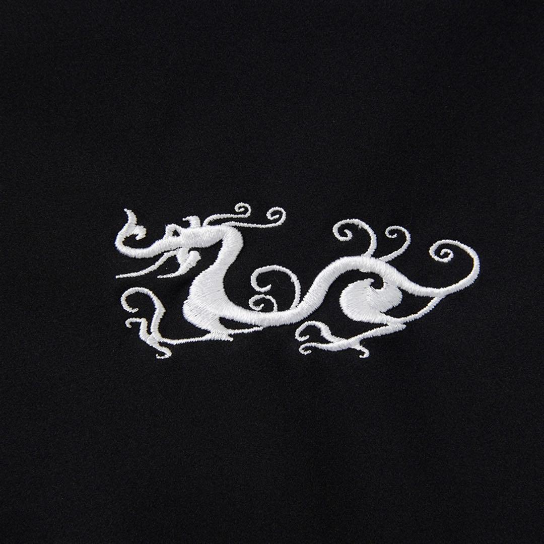 LEON掲載 ダンスウィズドラゴン テックスラウンド ストレッチZIPブルゾン