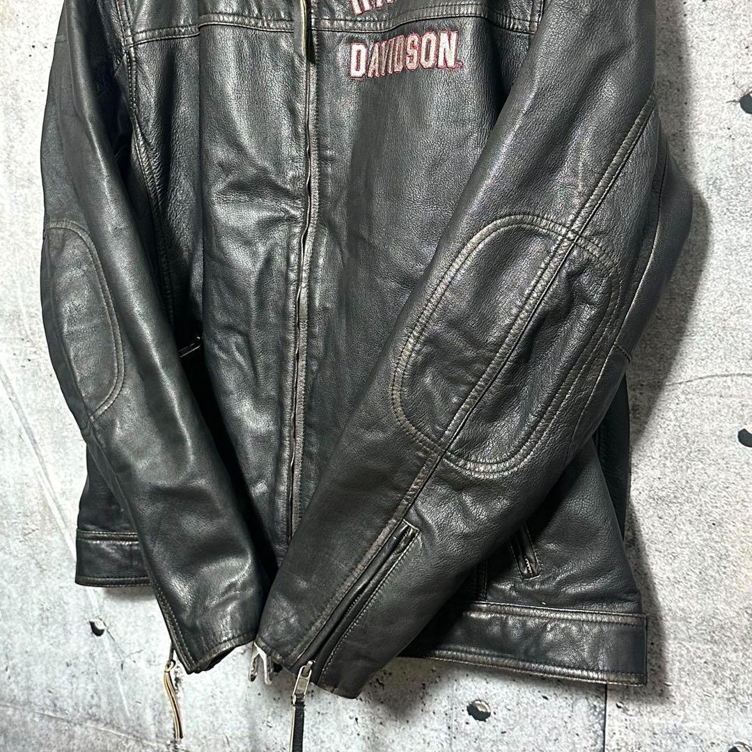 B*N様 ⭐️90s⭐️HARLEY DAVIDSON 山羊革　ライダースジャケ