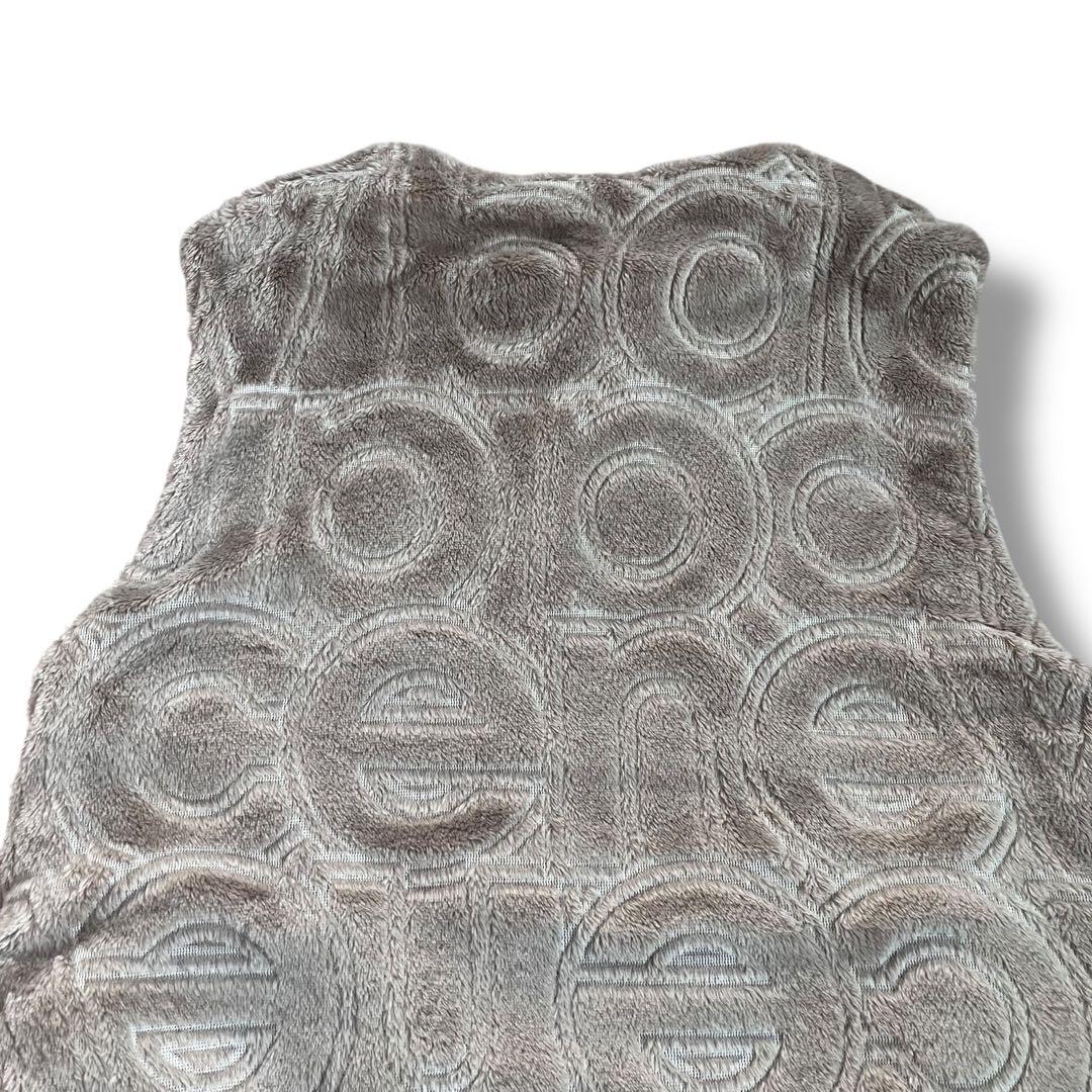 New Balance Golf フリースジップボアベスト レディース 総柄　1