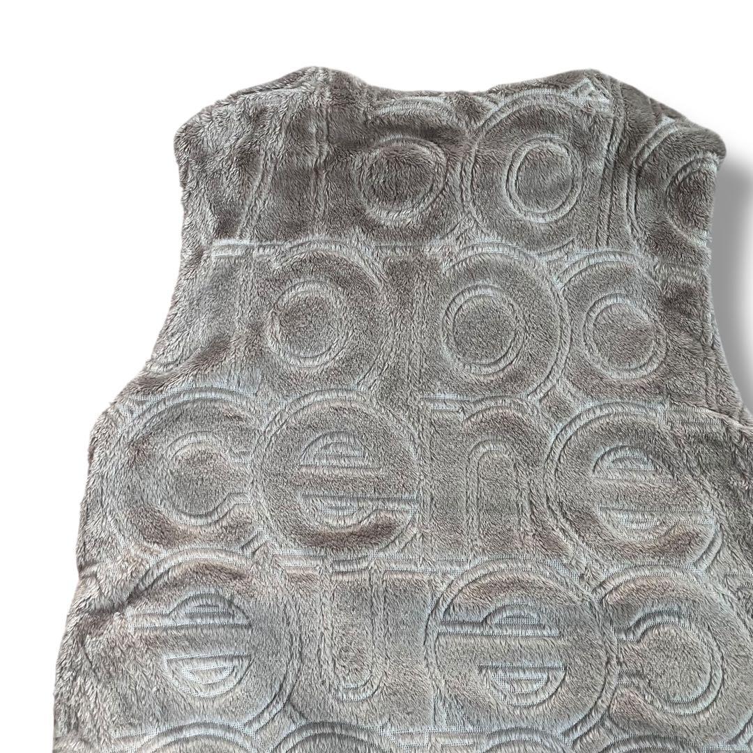 New Balance Golf フリースジップボアベスト レディース 総柄　1