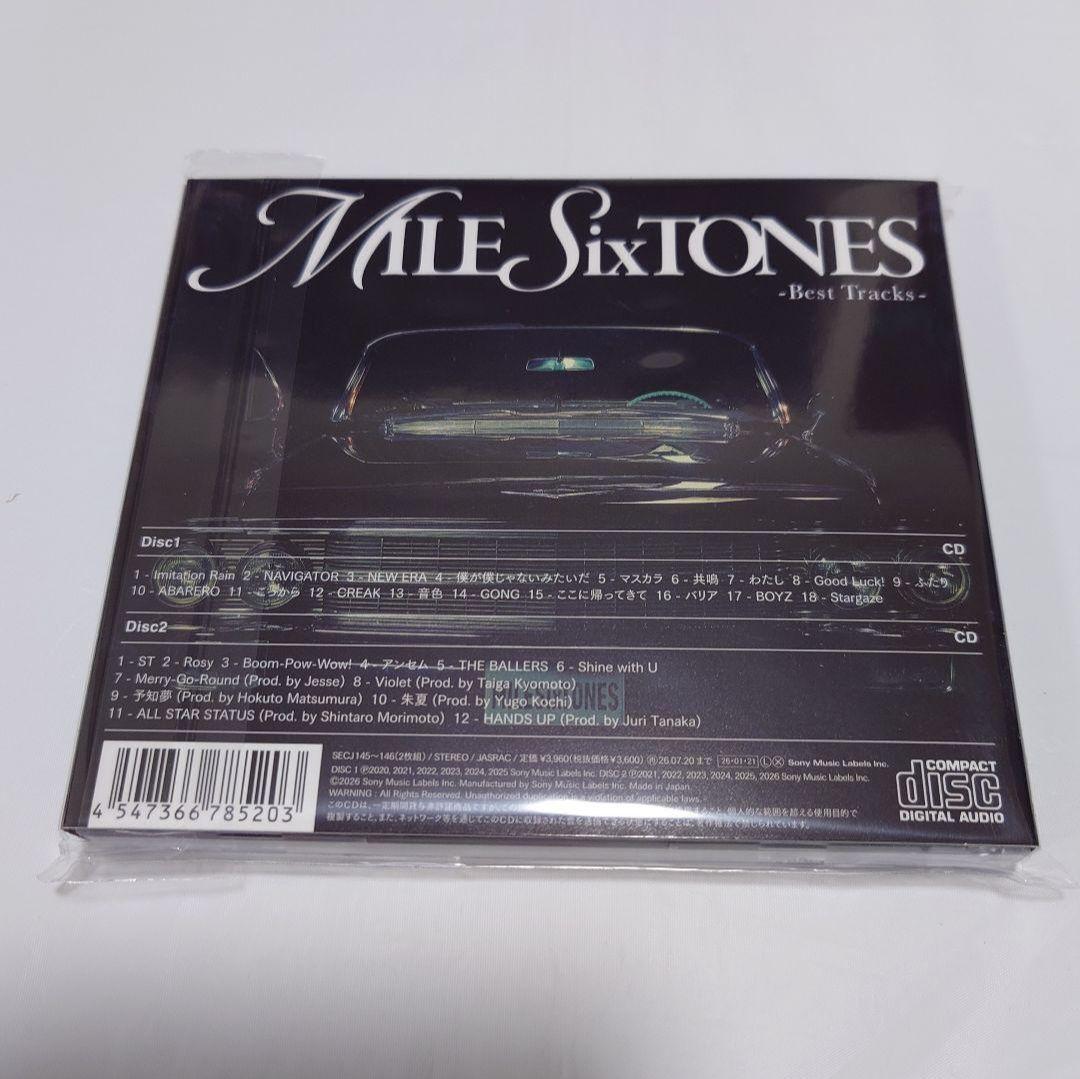 SixTONES　ベストアルバム　MILESixTONES　3形態　CD・DVD