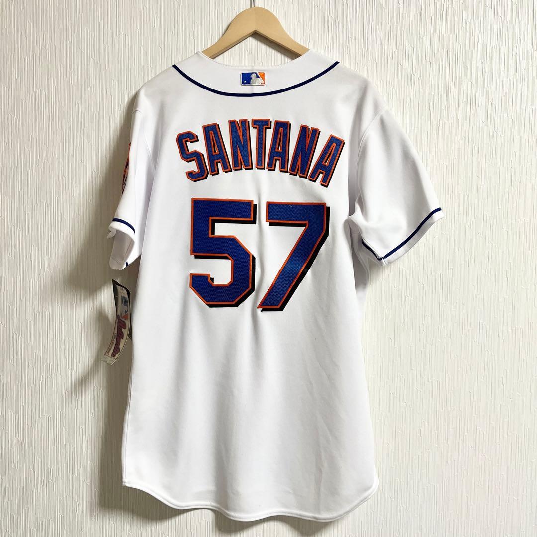 USA製　Majestic メッツ ベースボール シャツ メンズ 44 タグ付き