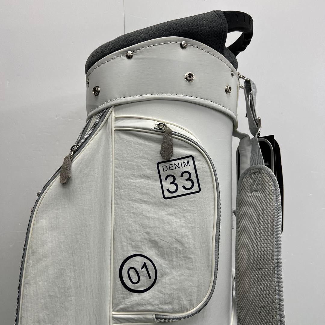 OUUL オウル 8インチ　ホワイト　ゴルフバッグ　キャディバッグ