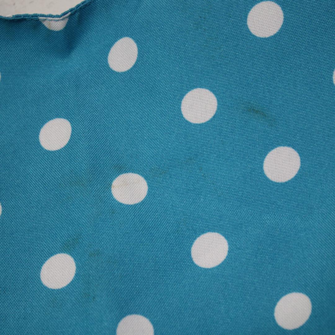 【フラメンコ衣装】スカイブルー 上下セット ツーピース 水玉 ボランテ ファルダ