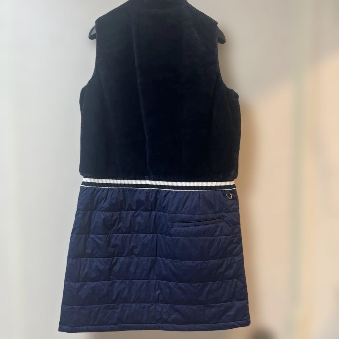 LLサイズ　kolwin コルウィン中綿 ノースリーブ ワンピース