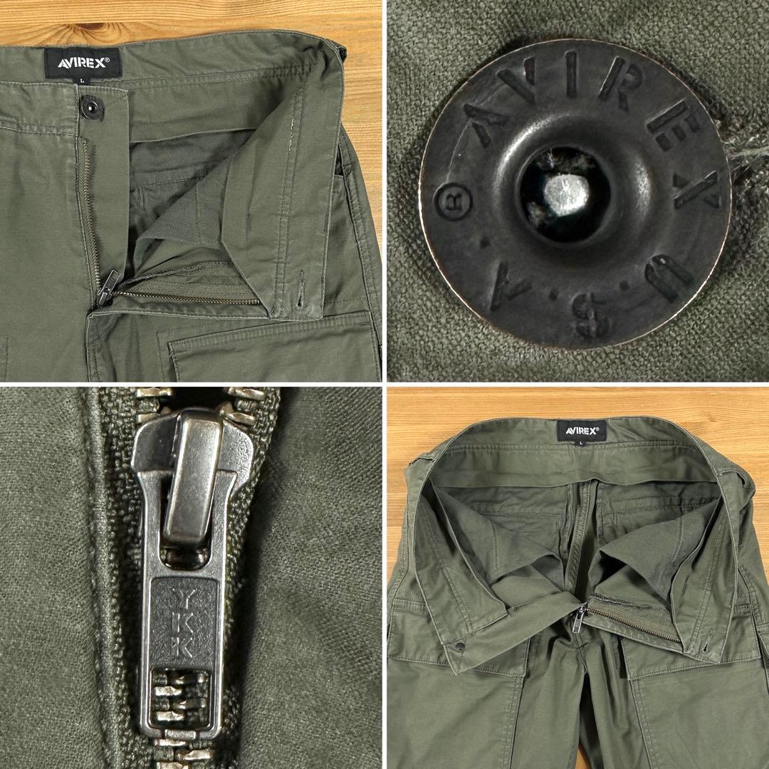 AVIREX 8ポケット ブッシュパンツ ミリタリーパンツ アンチフォーリング