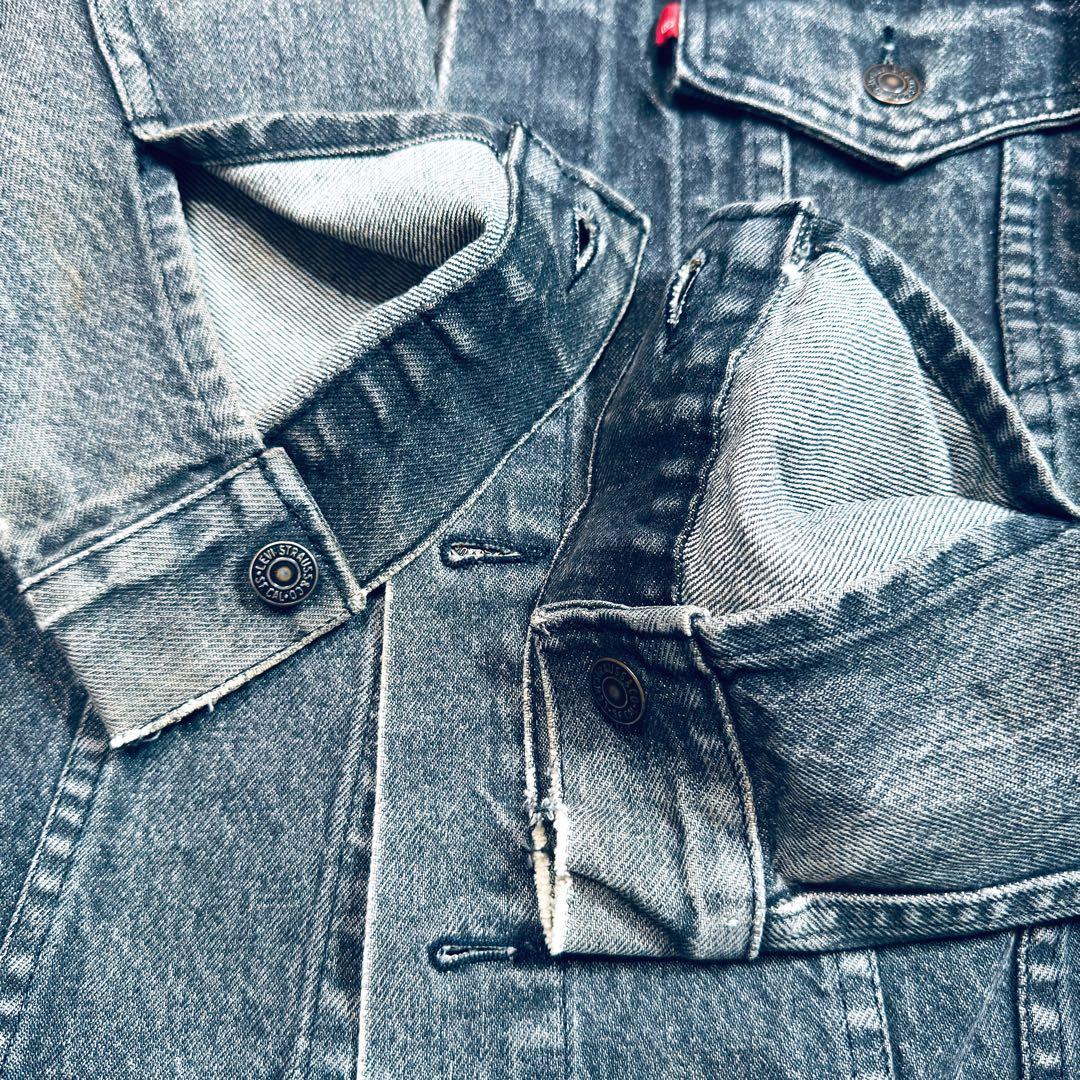 90s Levis 先染め ブラック デニムジャケット 75505-0259