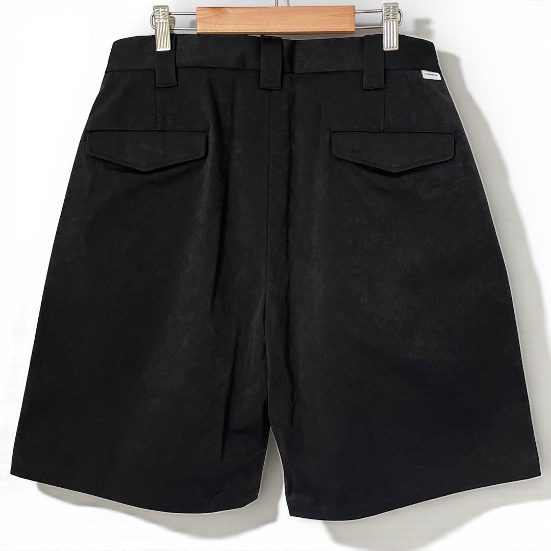 未使用 タグ付き HYPEGOLF ハリ感素材 ハーフパンツ size L 黒