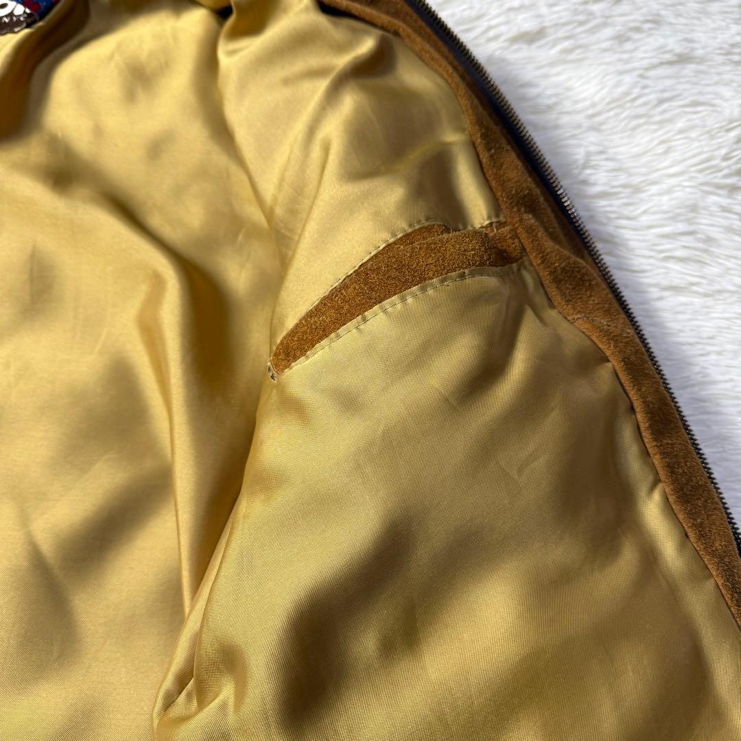 USA製 SCHOTT【スエードレザー 】ボンバージャケット L 80s 短丈