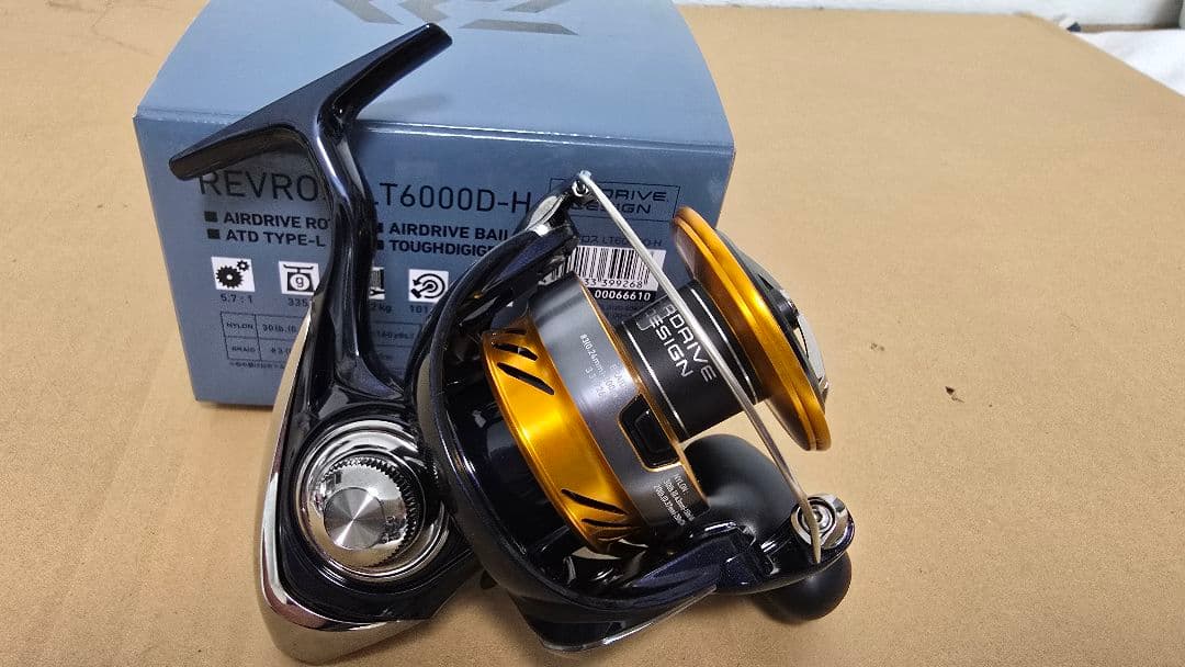 新品、ダイワ(DAIWA) スピニングリール 24レブロス 6000Ｄ－Ｈ
