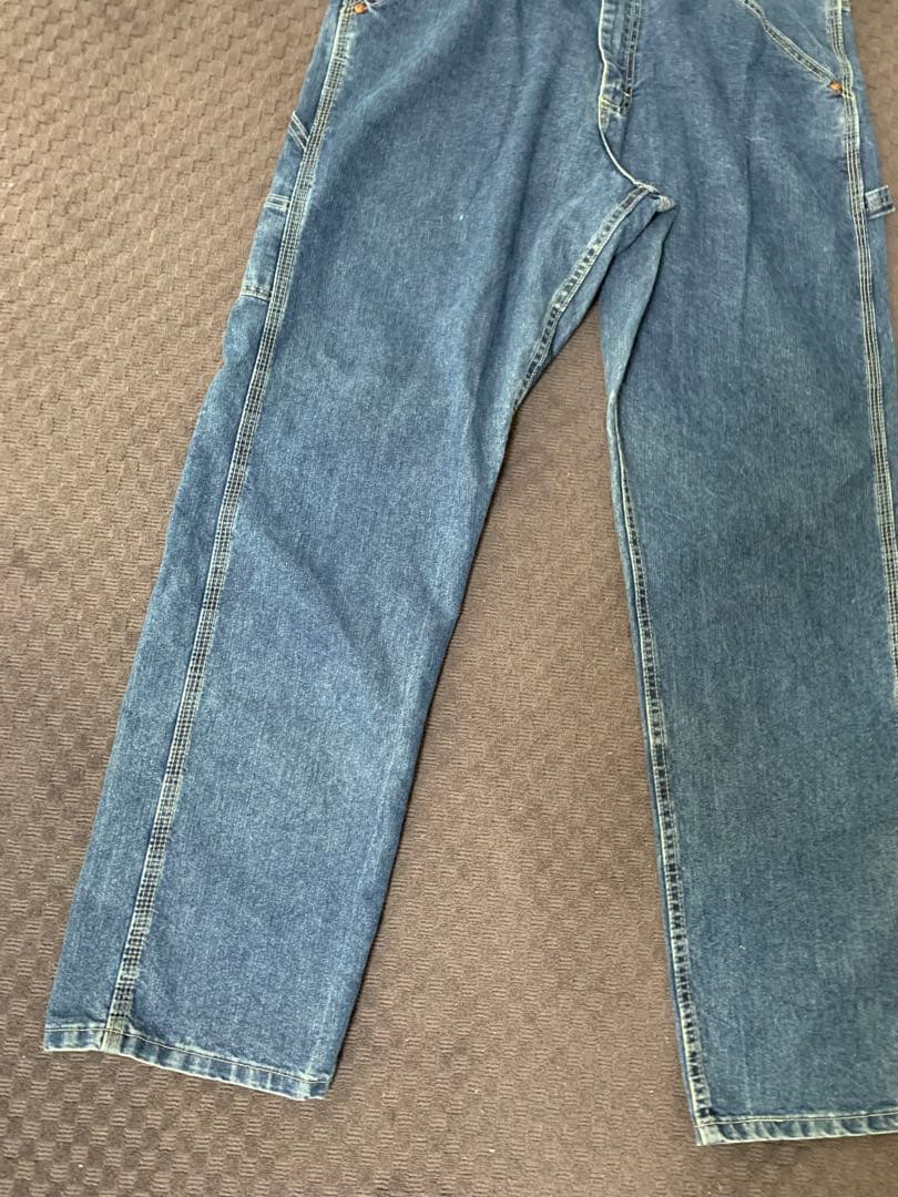 【ガクガク】00s “Lee” デニムペインターパンツ メキシコ製 縦落ち
