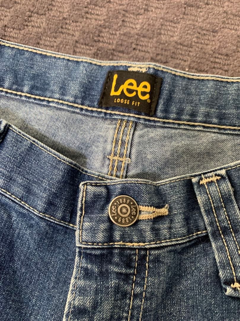 【ガクガク】00s “Lee” デニムペインターパンツ メキシコ製 縦落ち