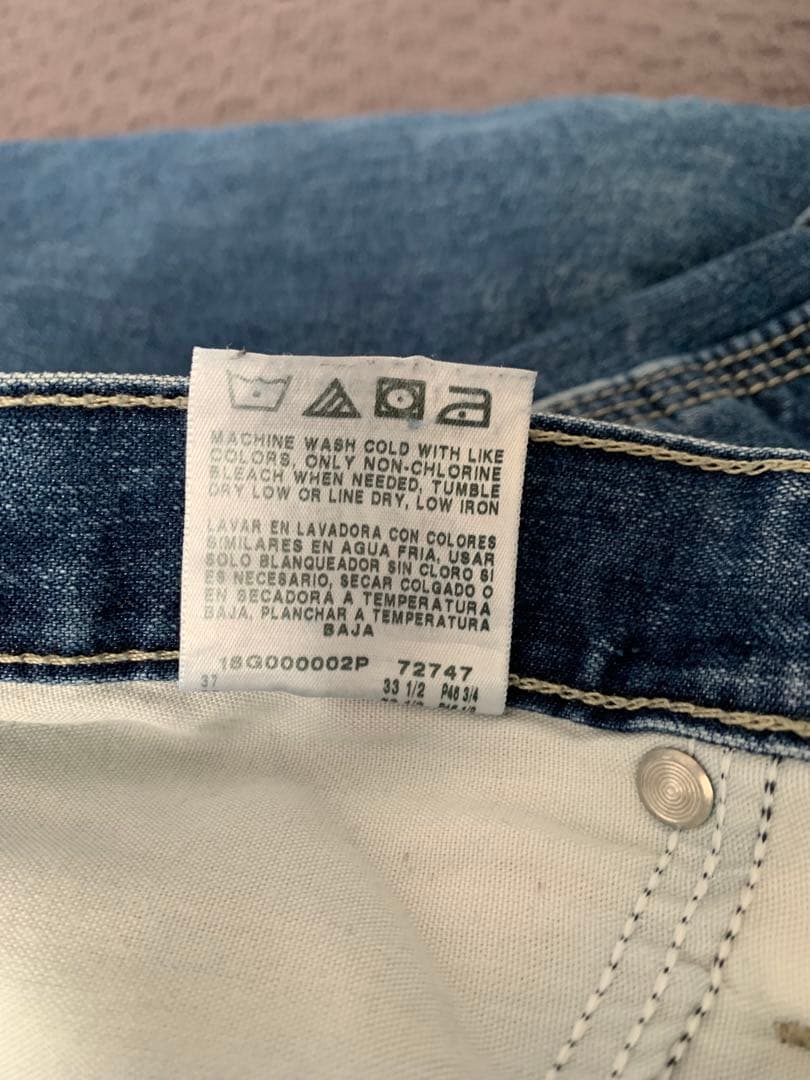 【ガクガク】00s “Lee” デニムペインターパンツ メキシコ製 縦落ち