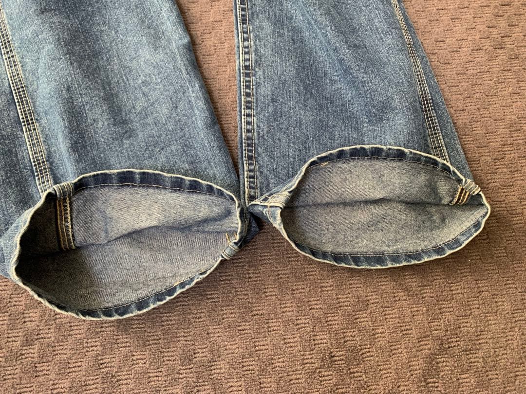 【ガクガク】00s “Lee” デニムペインターパンツ メキシコ製 縦落ち