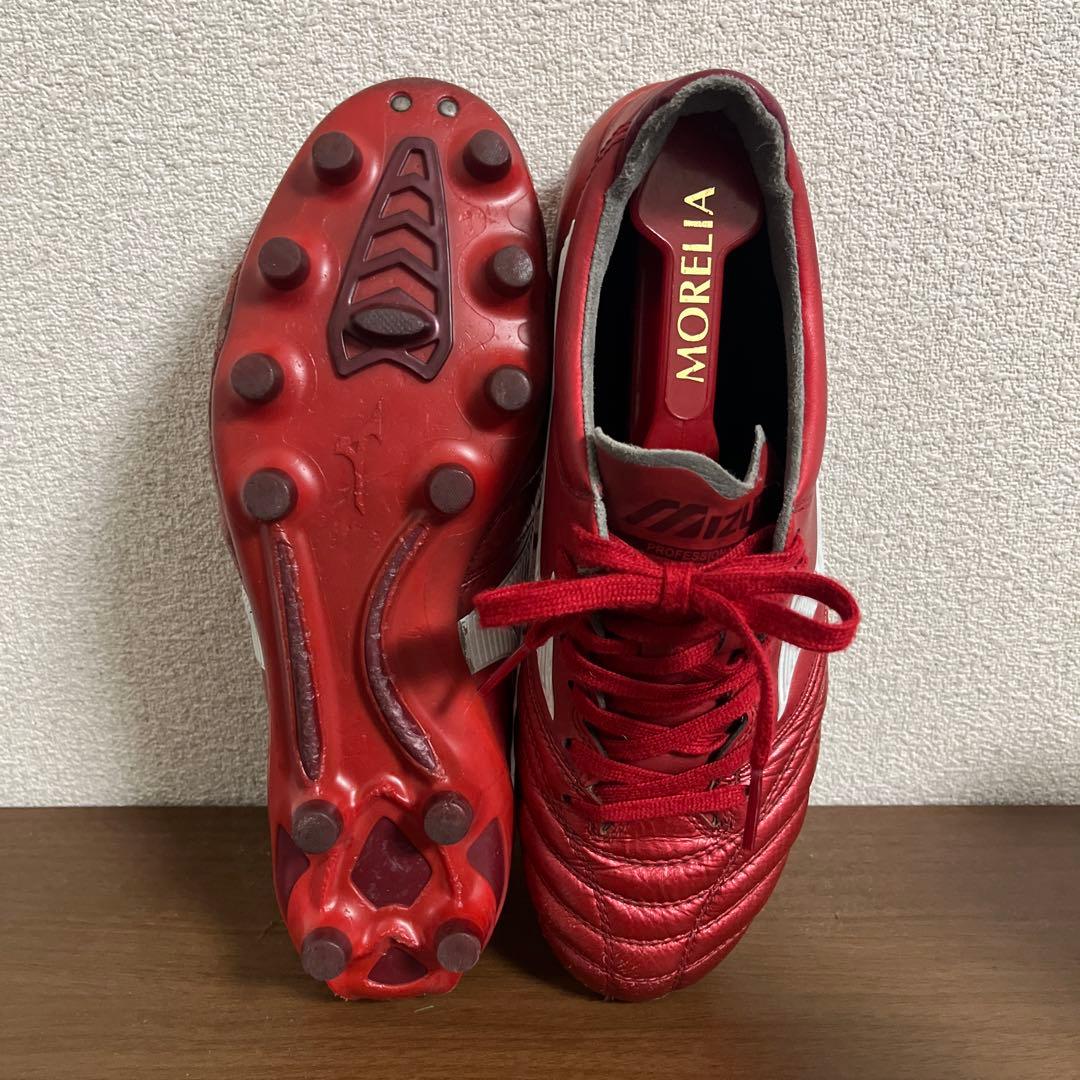 ミズノ モレリア NEO 2(レッド×ホワイト) 26cm