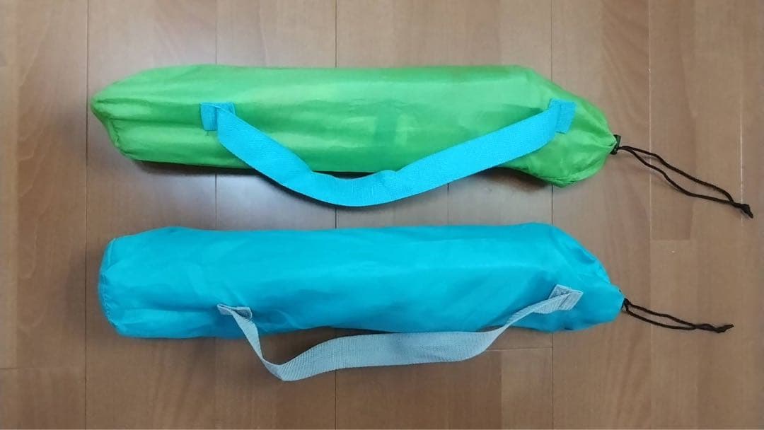 【2脚セット】Coleman コンパクトグランドチェア(SKY & LIME)