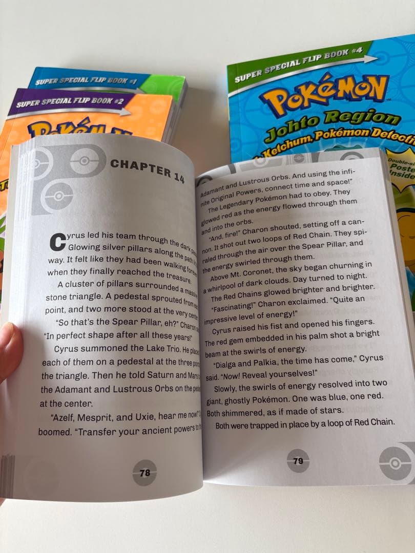Pokemon English Chapter Book (4冊) セット