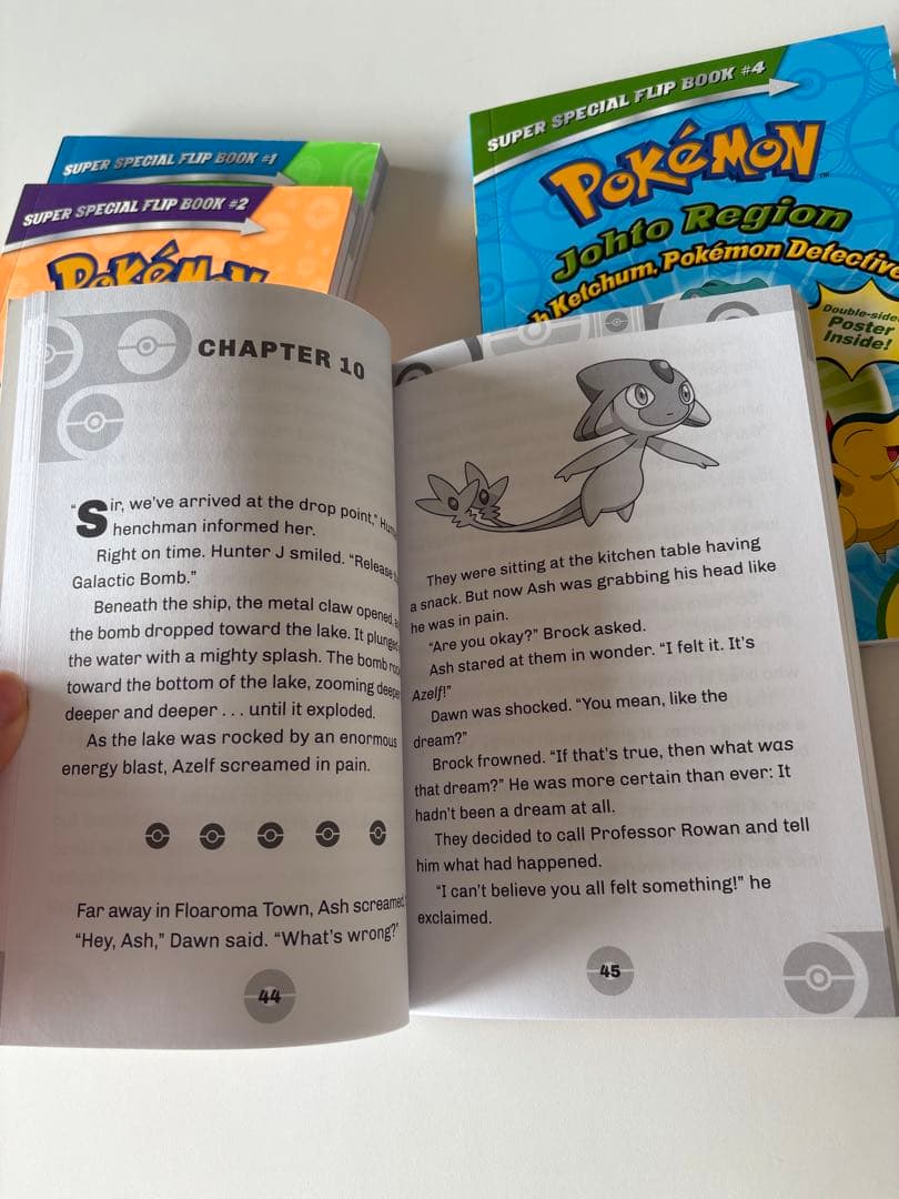 Pokemon English Chapter Book (4冊) セット
