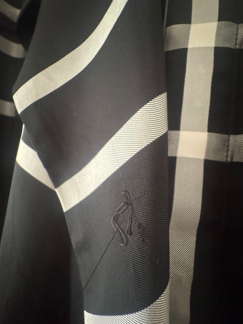 HYKE ボウタイ ブラウス チェック