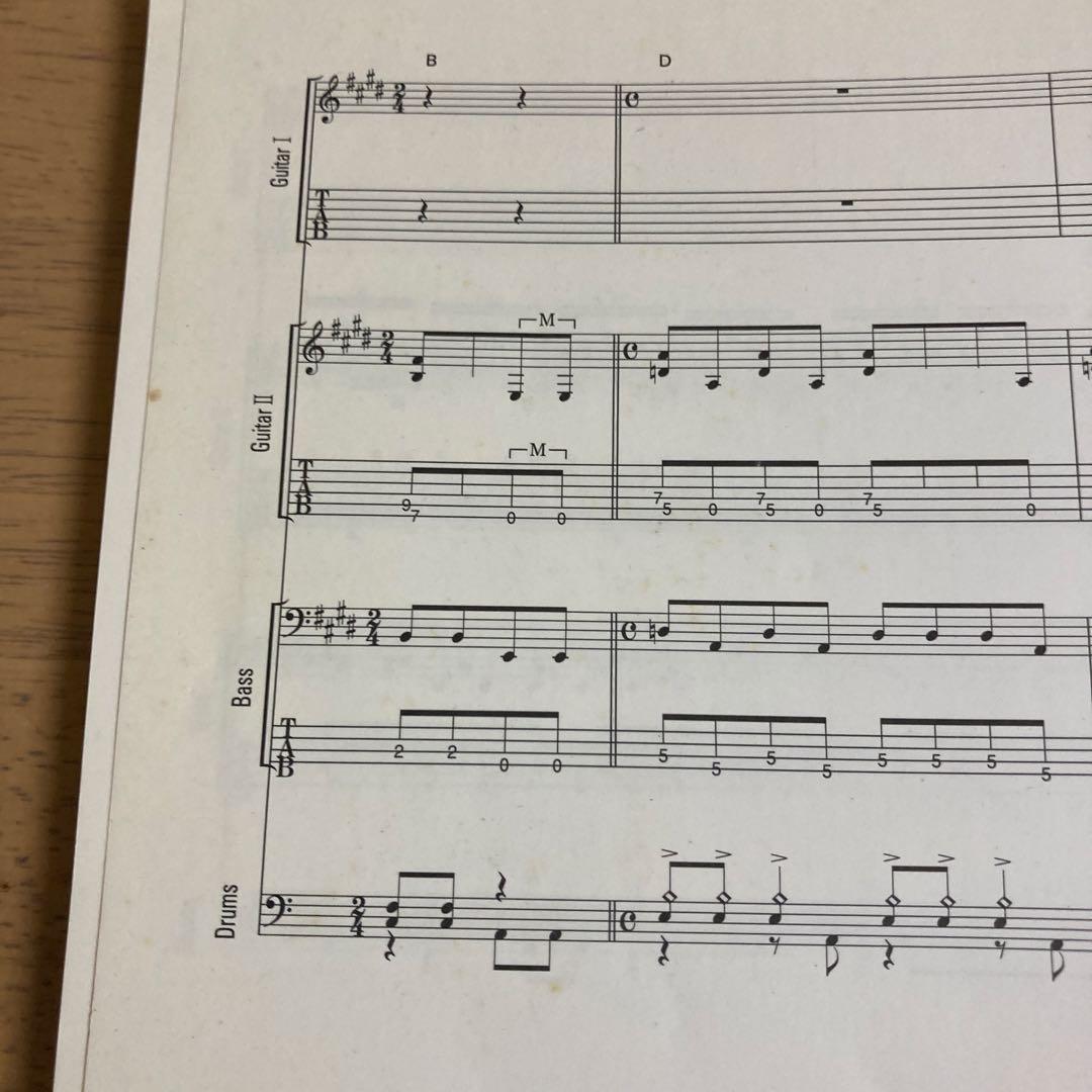 PAUL GILBERT バンドスコア GET OUT OF MY YARD