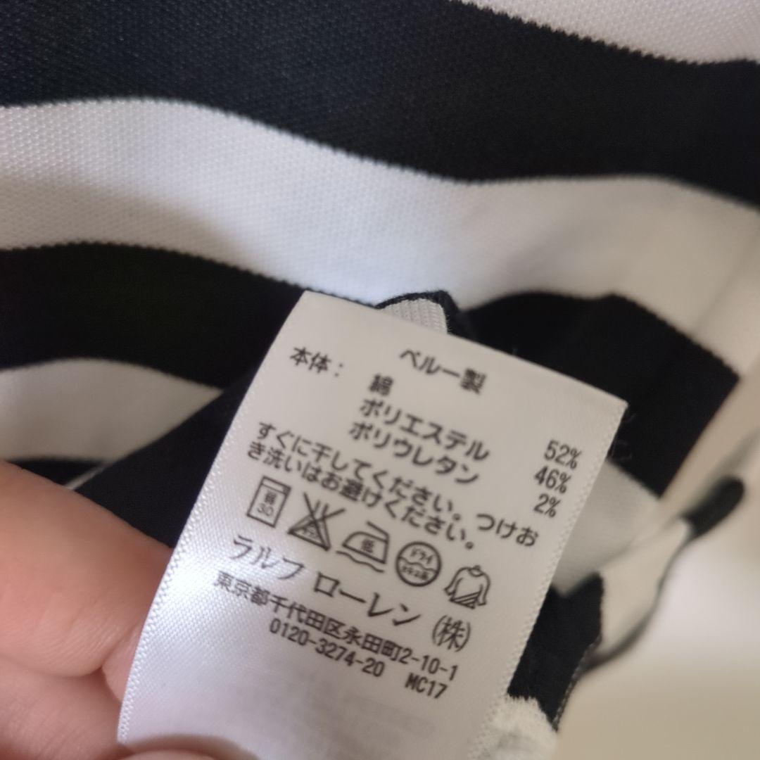 ★美品★2025年モデル POLO　GOLF　ボーダー　ポロシャツ　サイズ　L