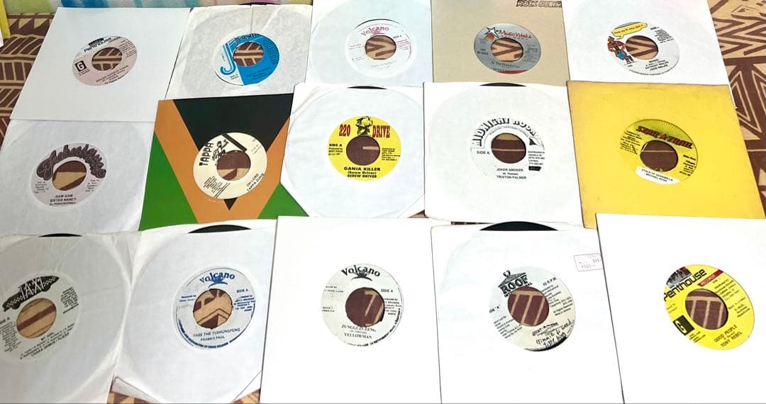 90’s DANCEHALL 7インチ　厳選128枚BOX セット　レゲエ