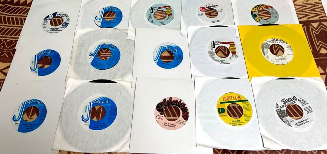 90’s DANCEHALL 7インチ　厳選128枚BOX セット　レゲエ