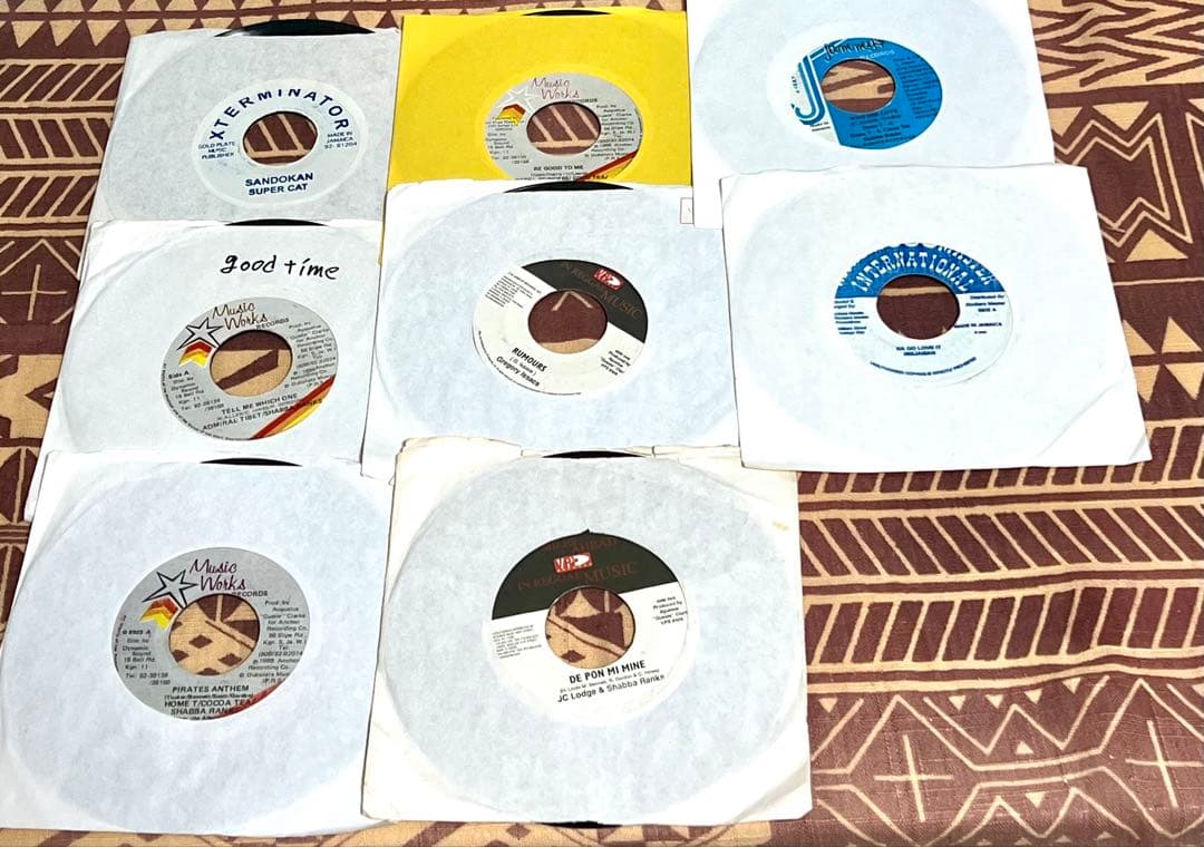 90’s DANCEHALL 7インチ　厳選128枚BOX セット　レゲエ
