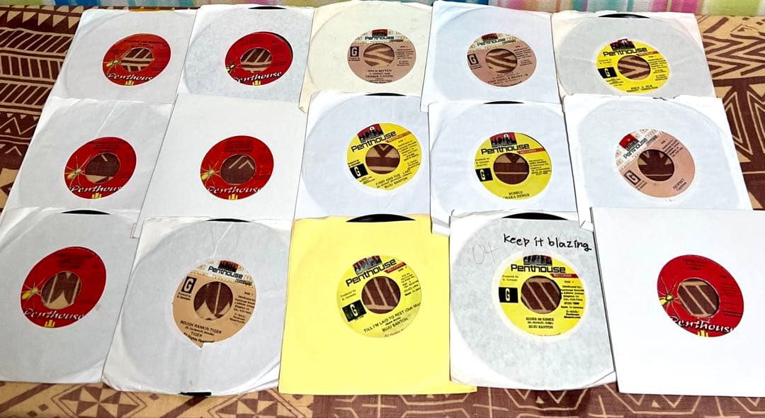 90’s DANCEHALL 7インチ　厳選128枚BOX セット　レゲエ