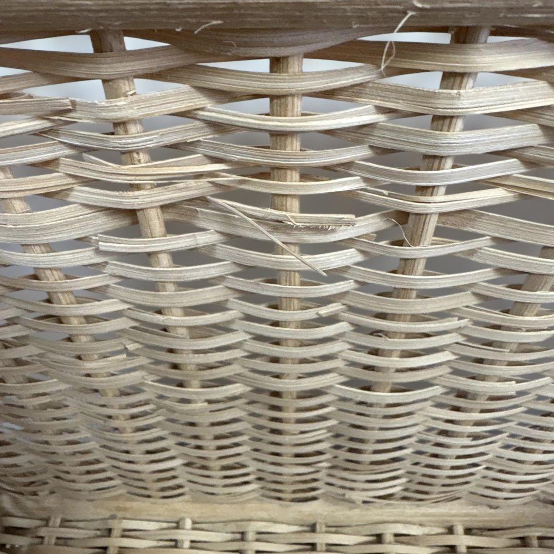 無印良品　重なるブリ材角型バスケット　7点セット