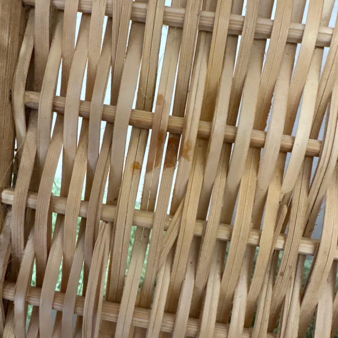 無印良品　重なるブリ材角型バスケット　7点セット