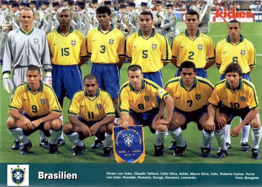 1997年ブラジル代表 ロマーリオ ユニフォーム M