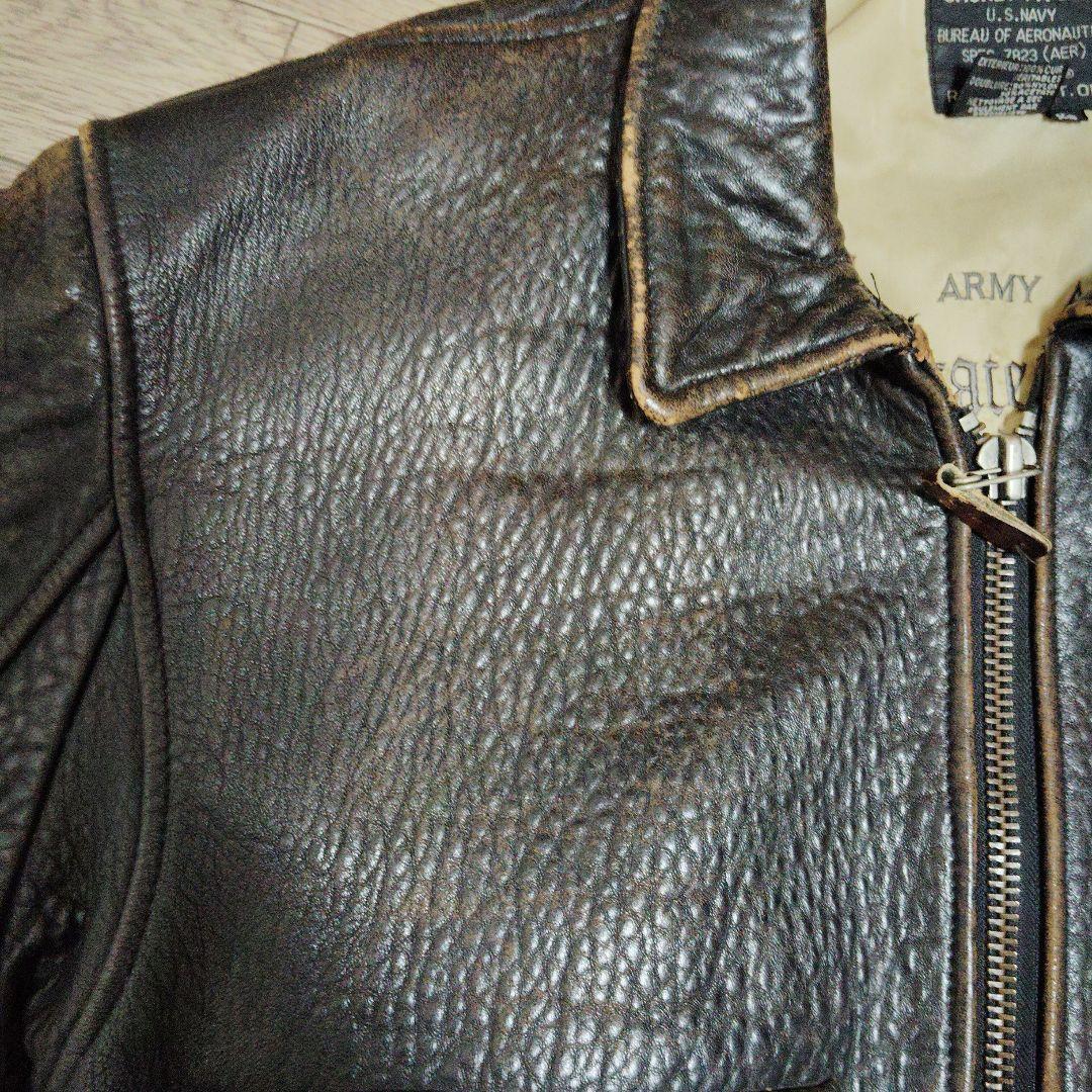 90s　AVIREX G−1フライトジャケット　レザー