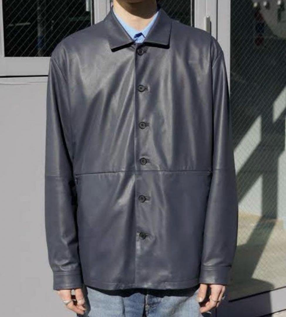 【未使用】YOKE 25SS LEATHER SHIRT jacket即完モデル