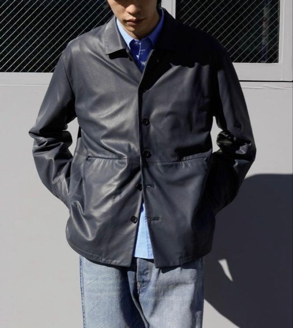 【未使用】YOKE 25SS LEATHER SHIRT jacket即完モデル