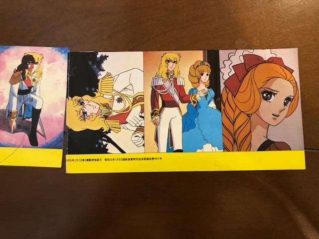 帯付LPレコード　ベルサイユのばら　切手　ポスター　キャラクターカード付き