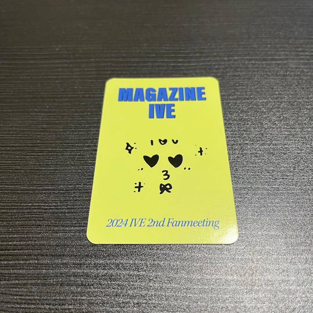 IVE ウォニョン トレカ 会場限定 韓国 ペンミ FC限定