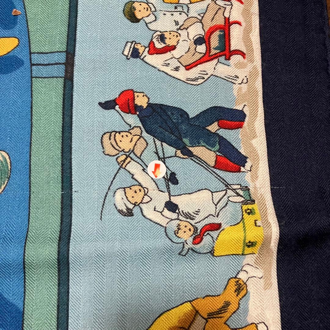 希少❣️HERMES 【Neige d'Antan】去年の雪　カレジェアン140