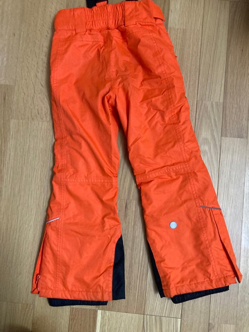 ICEPEAK スキーウェア サイズ128 グレー黒/オレンジ　アイスピーク