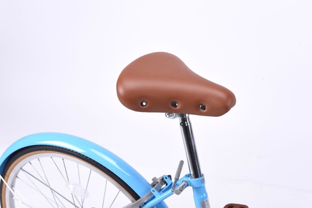 子ども用折りたたみ自転車　自転車24インチ　シティサイクル シマノ６段変速 カゴ