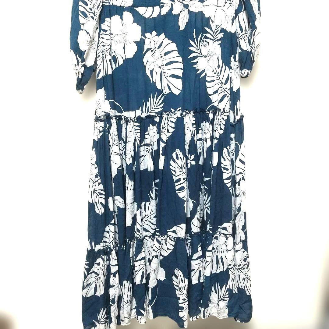 新品未使用Eimeoエイメオネイビー 上品 長袖ワンピース定価23100円