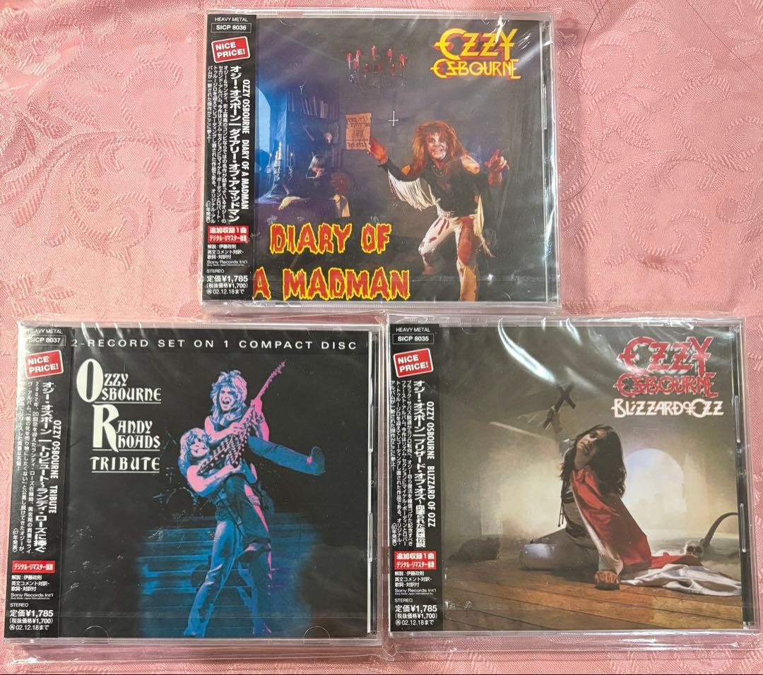 未開封品　オジー・オズボーン CD 3枚セット