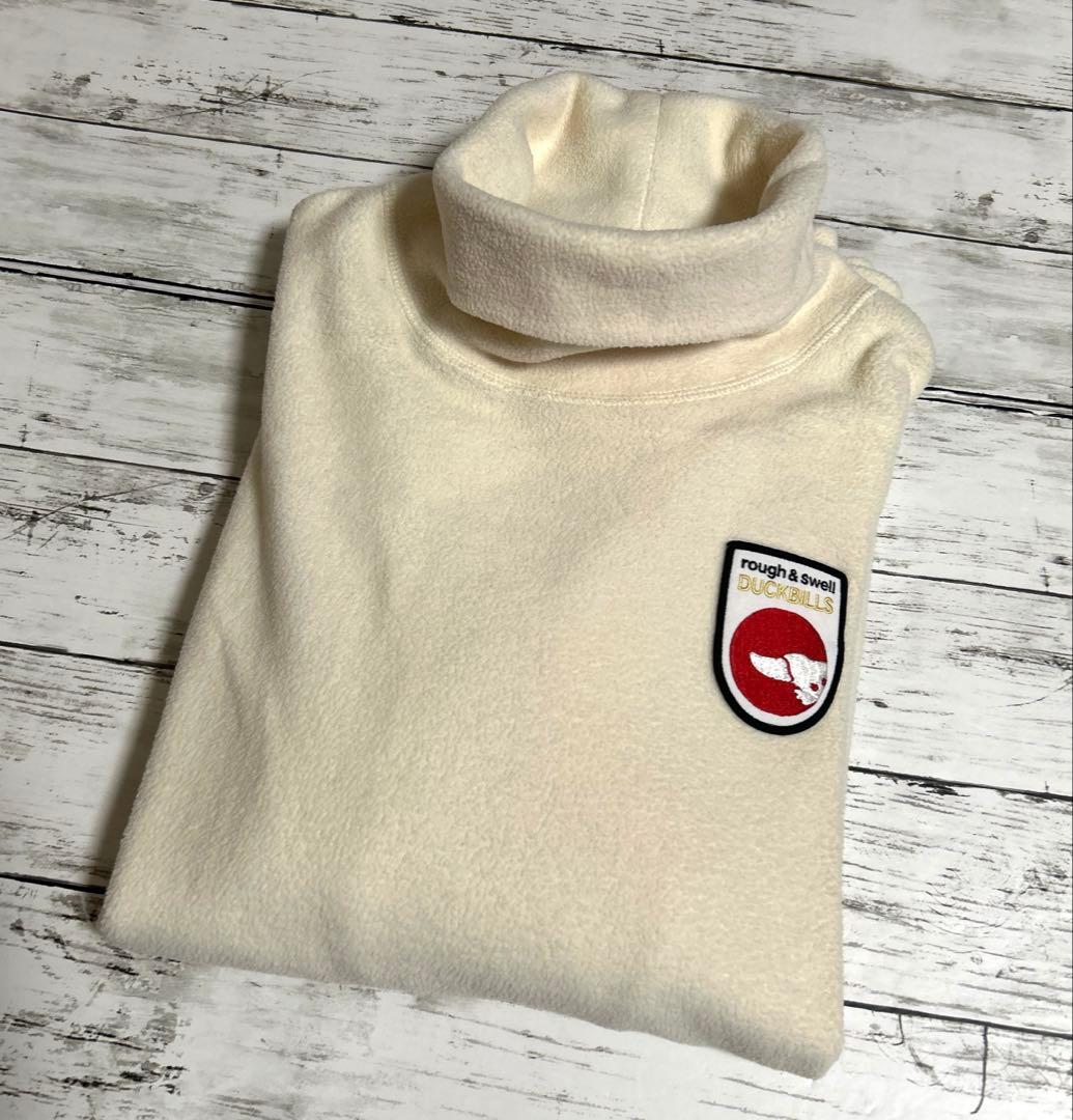 ◆日本製◆　rough & swell　XL　マイクロフリース　タートルネック