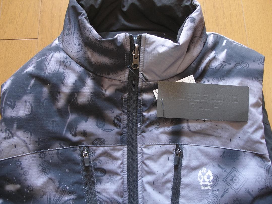 ラッセルノ ゴルフ リバーシブル中綿ベスト 202 メンズサイズ6 新品