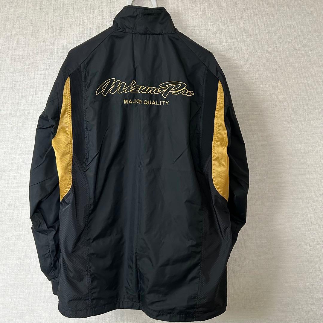 限定品✨ ミズノプロ ウインドブレーカー 上Ｏ 下Ｌ ロゴプレート 刺繍