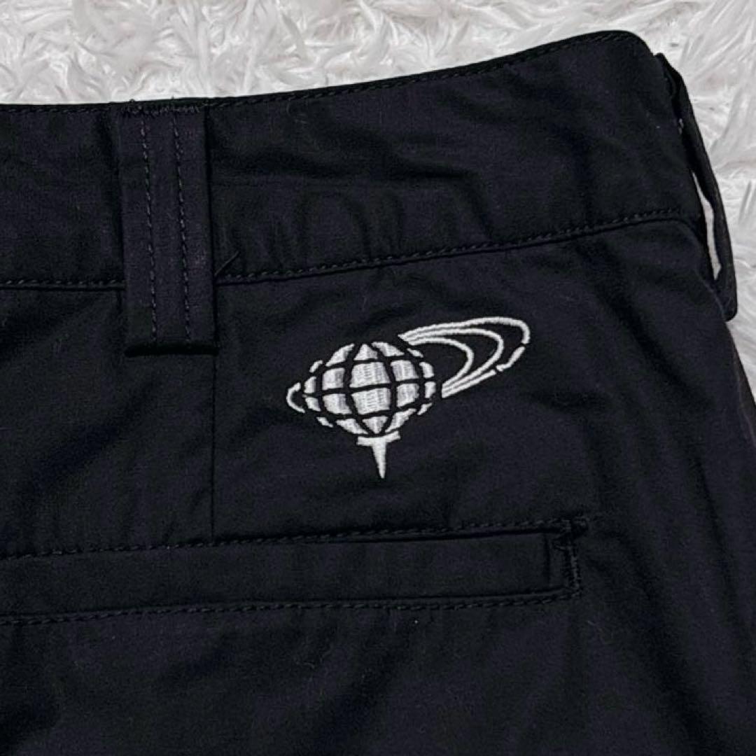 美品✨ビームスゴルフ 裾ジップ ストレッチパンツ 黒 L BEAMS GOLF