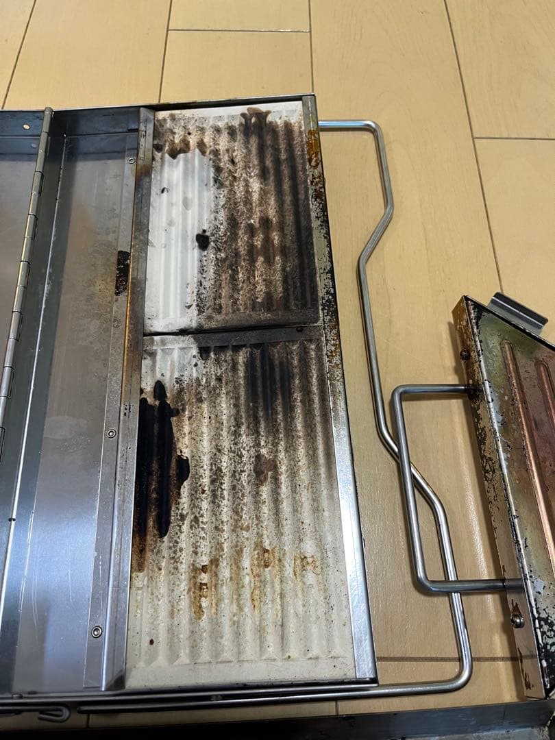 1回使用　ユニフレーム　ユニセラTC-III 卓上コンロ　グリル　BBQ